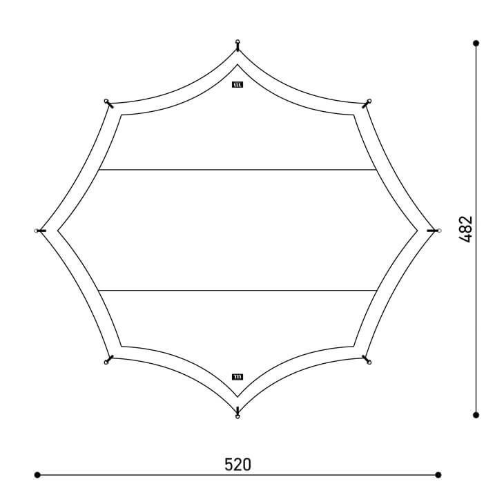 楽天市場】MURACO ムラコ OCTA 8 オクタ キャンプ アウトドア BLACK