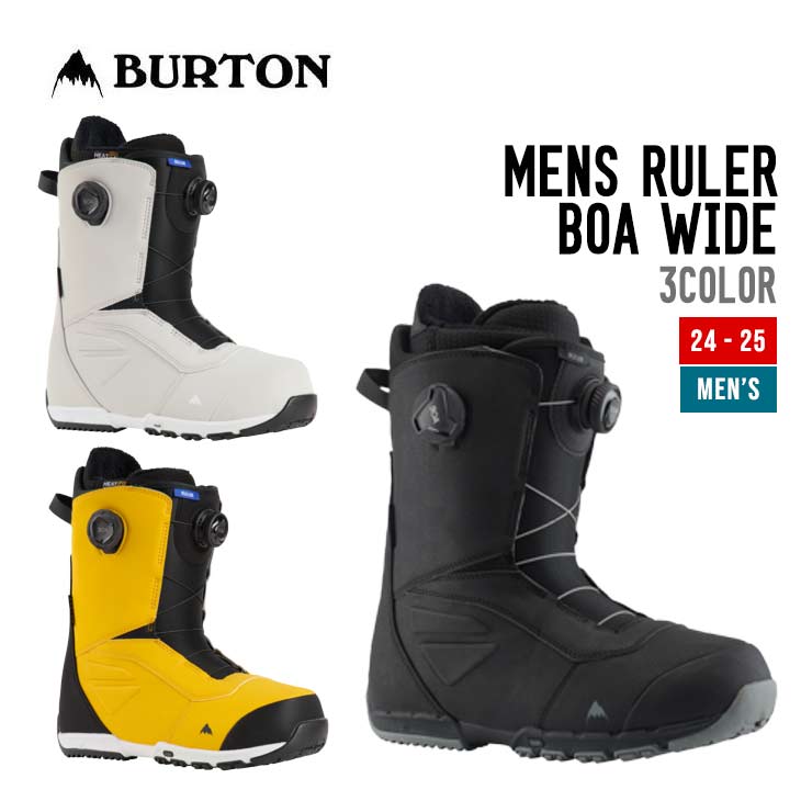 楽天市場】BURTON バートン 24-25 MENS RULER BOA WIDE ルーラー ボア