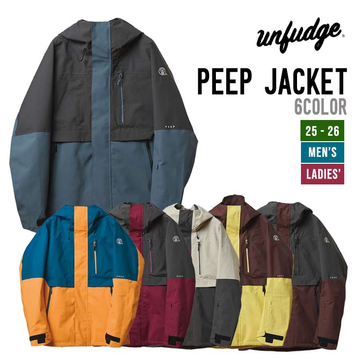 楽天市場】UNFUDGE アンファッジ 25-26 PEEP JACKET ピープ ジャケット