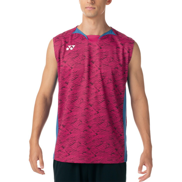 楽天市場】ヨネックス バドミントン ゲームシャツ(ノースリーブ) 10614