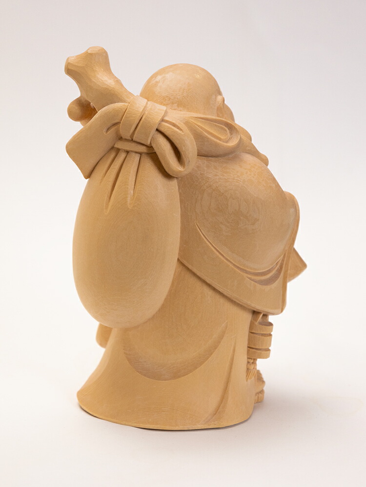 楽天市場】【高20cm】布袋様 木彫り 置物 仕様：無垢 / 素材：桧