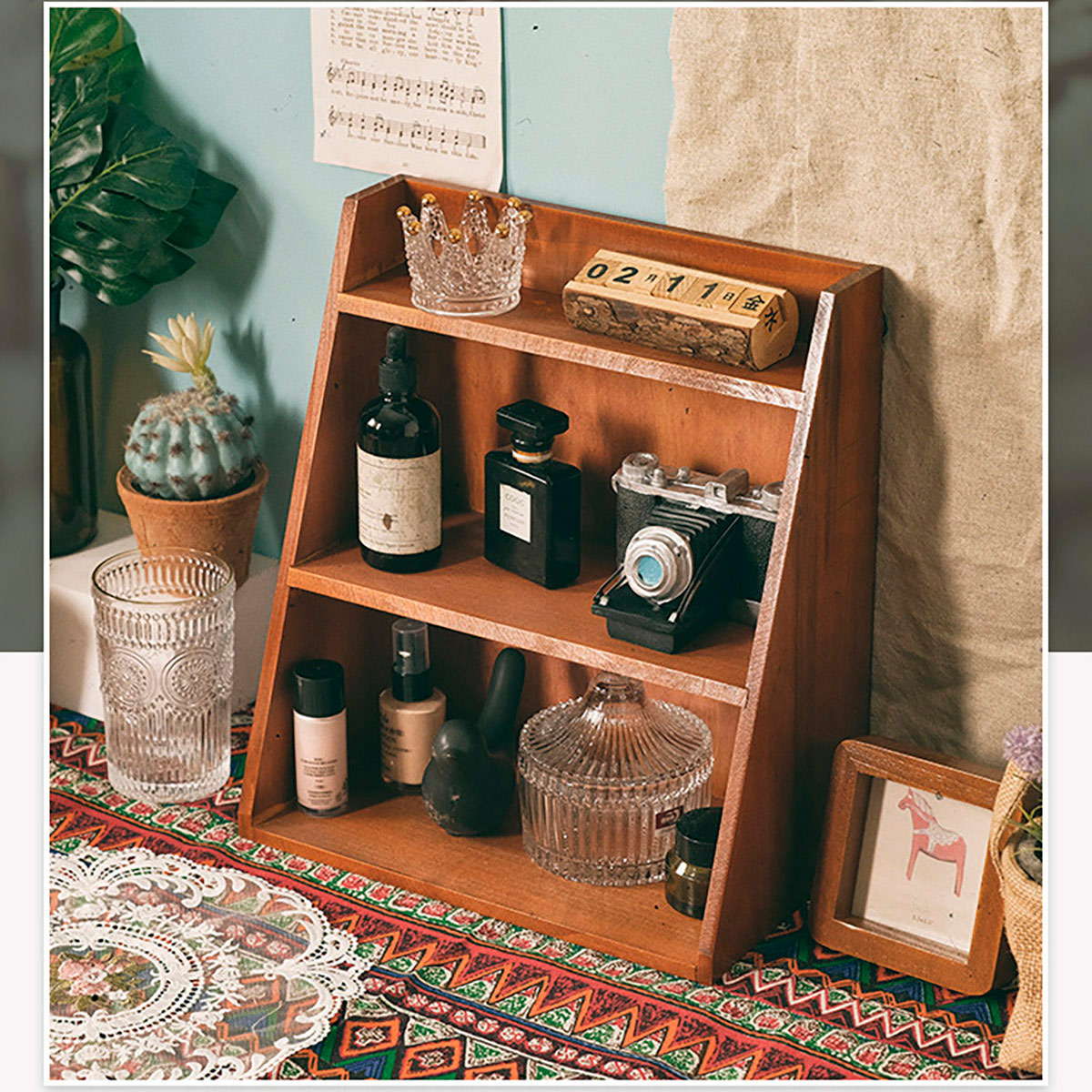 楽天市場】木製 卓上 小物入れ ミニチェスト アンティーク ウッド 収納