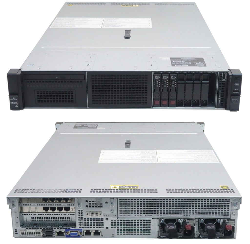 楽天市場】NEC Express5800/R120h-2E Xeon Silver 4110 2.1GHz 64GB