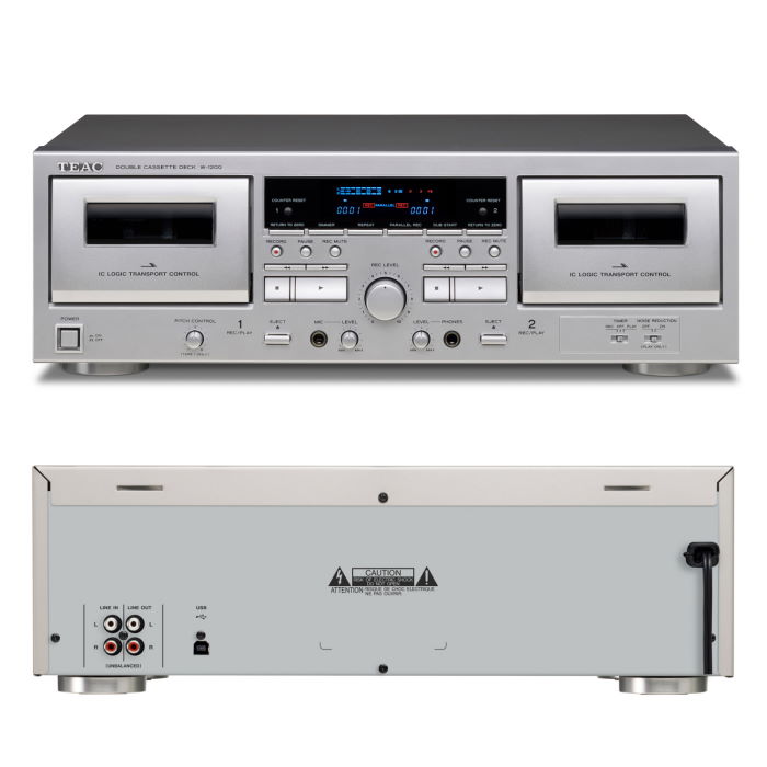 楽天市場】【納期情報：2月上旬予定】TEAC W-1200 ダブルカセット