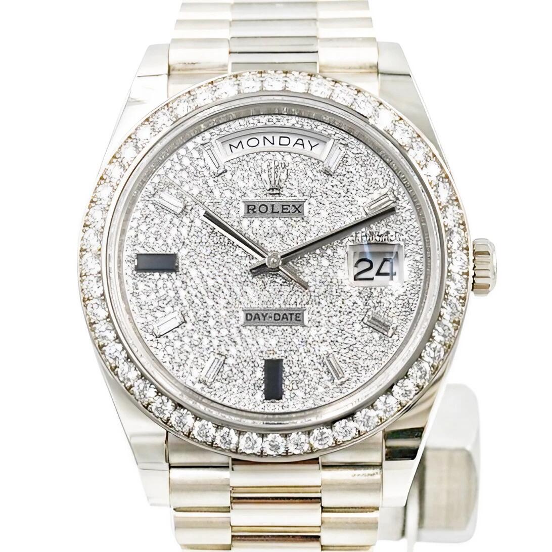 楽天市場】ロレックス （ROLEX） デイデイト 40 228349RBR 〔シルバー