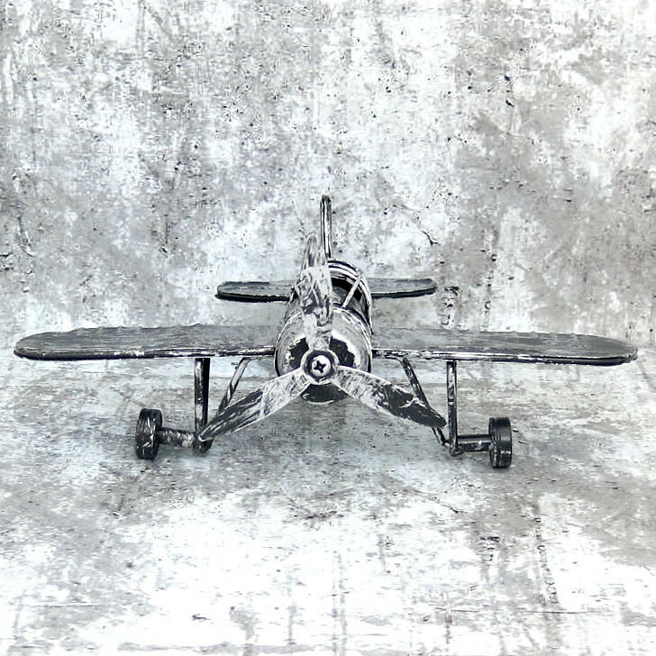 楽天市場】アメリカン雑貨 アイアンオブジェ インテリア 置物 飛行機