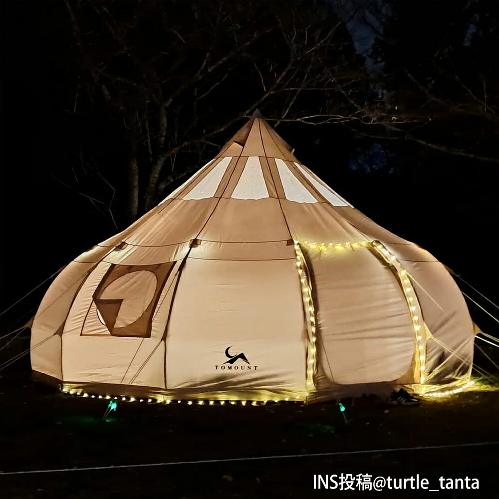 tomount キャンプテント 410×355×190cm 4〜6人用 tomount キャンプ