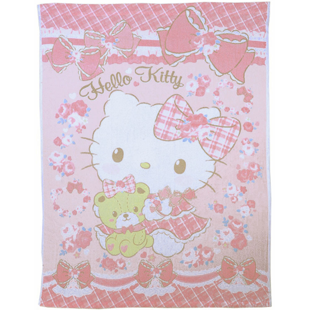楽天市場】ハローキティ【タオルケット[72-0330]】サイズ：140×190cm