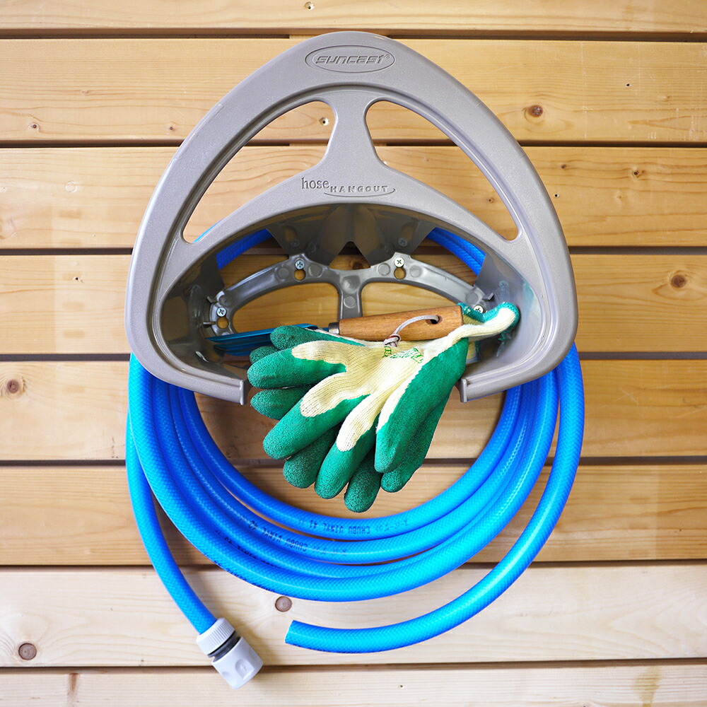 ホースハンガー EV充電器ケーブル収納 ドライガーデン ホースリール