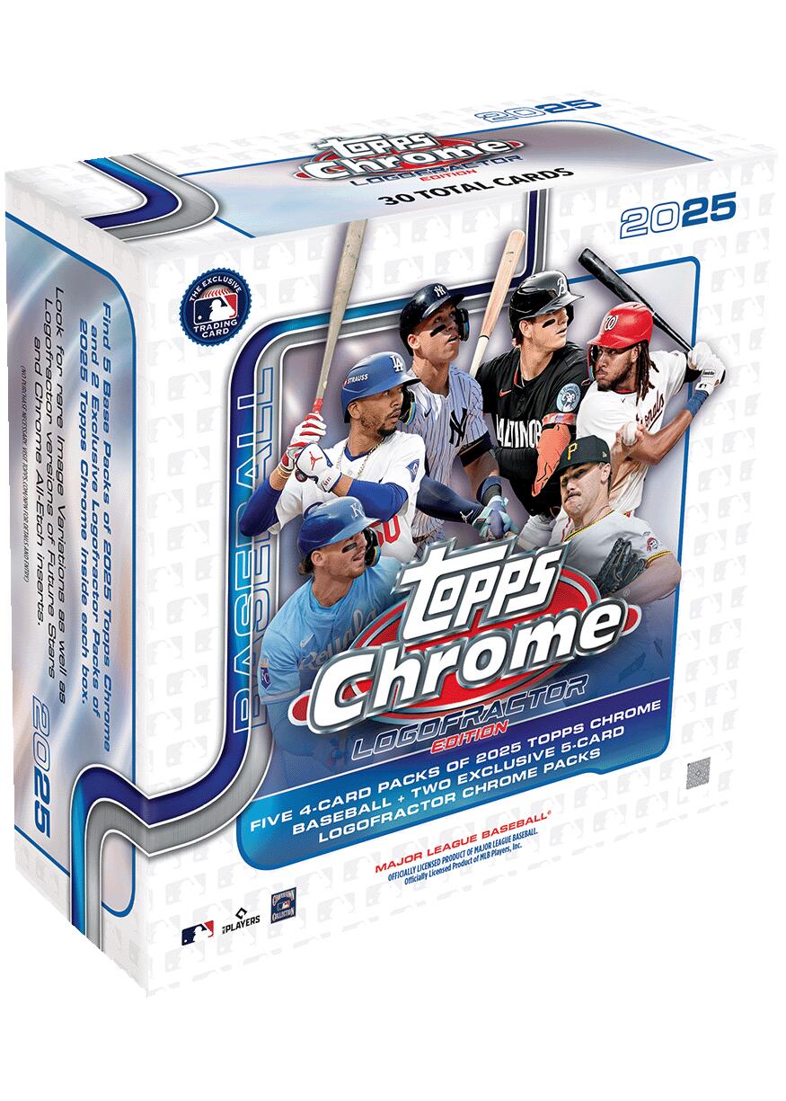 楽天市場】2025 Topps Chrome Baseball - LOGOFRACTOR MEGA クローム