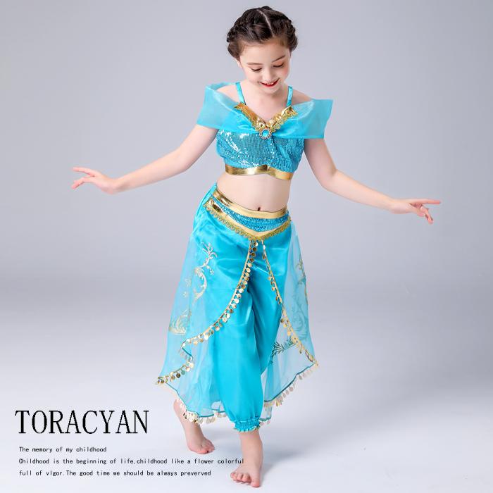楽天市場】54%OFF! ハロウィン 衣装 子供 ジャスミン コスプレ
