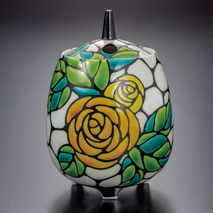 【願いが叶う】九谷焼  小槌宝珠 龍 干支 7号深彩窯 伝統工芸士 糠川孝之作 願いが叶う】九谷焼 小槌宝珠 龍 干支 7号深彩窯 伝統工芸士 糠川孝之