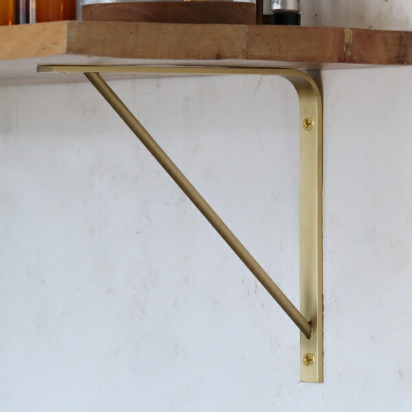 楽天市場】新 棚受け 棚受け金具 棚受け金物 真鍮 ゴールド L型