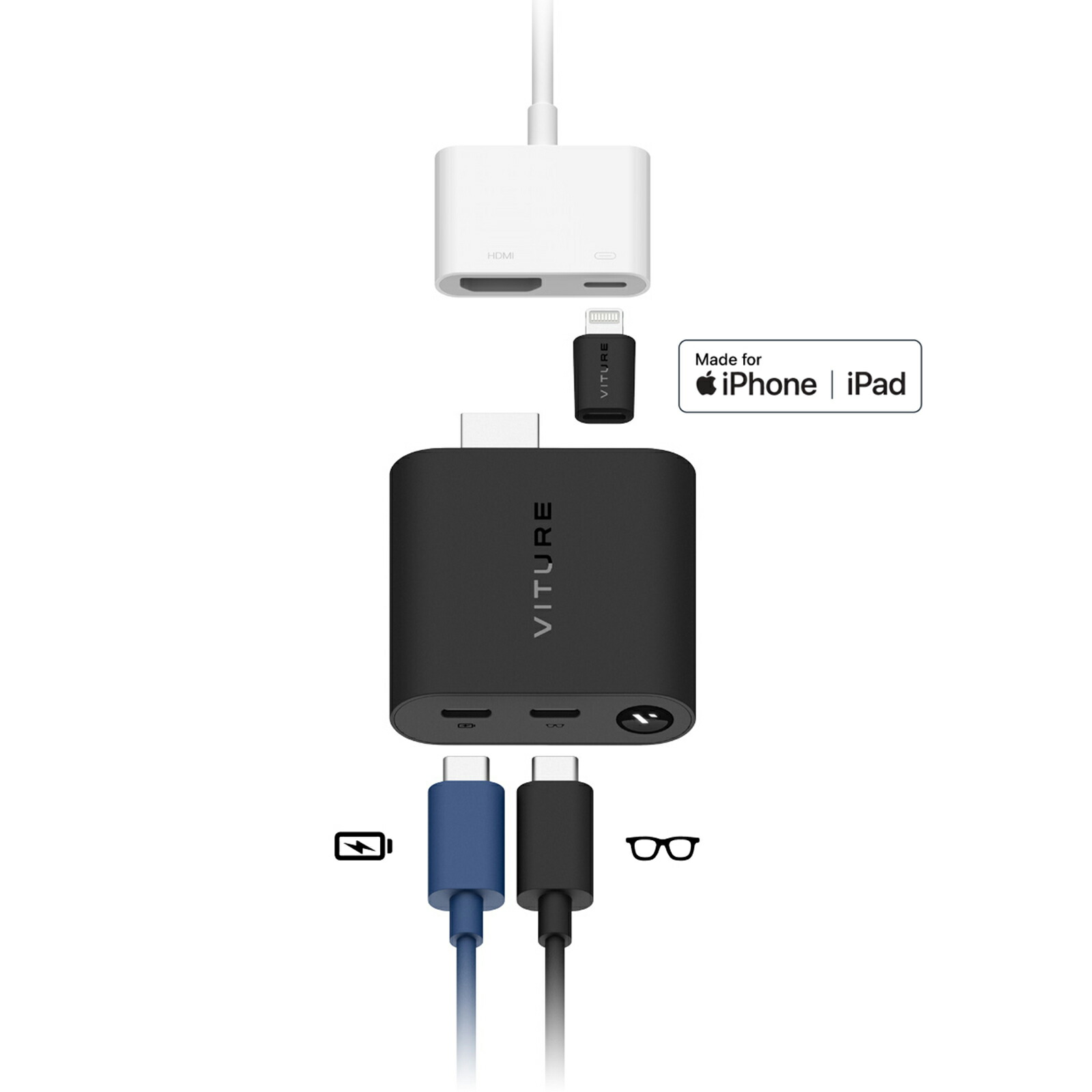 楽天市場】☆セール☆ VITURE HDMI XR アダプター VITURE 専用