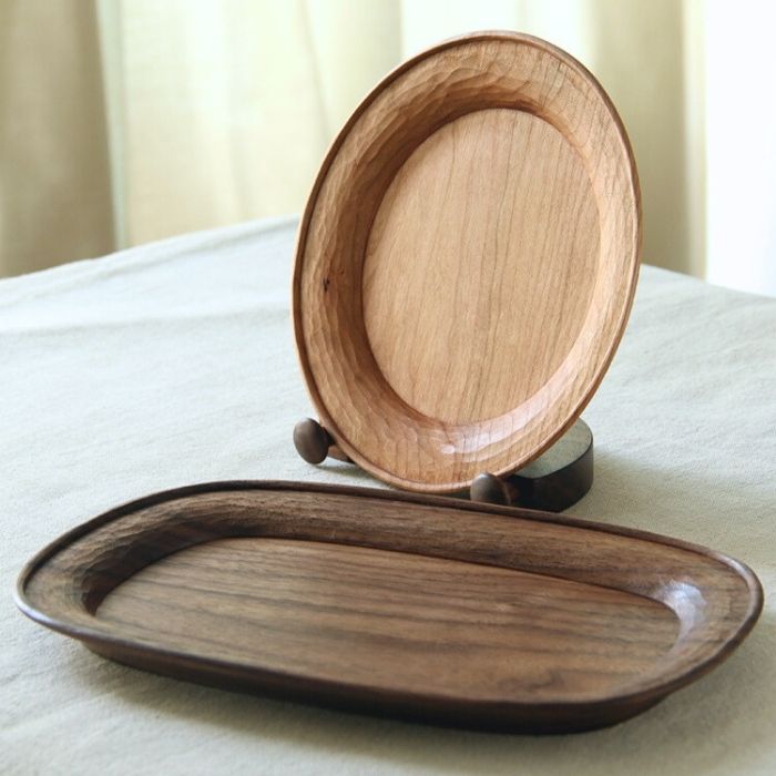 楽天市場】木製 プレート 皿 ウッドプレート トレー お盆トレイ