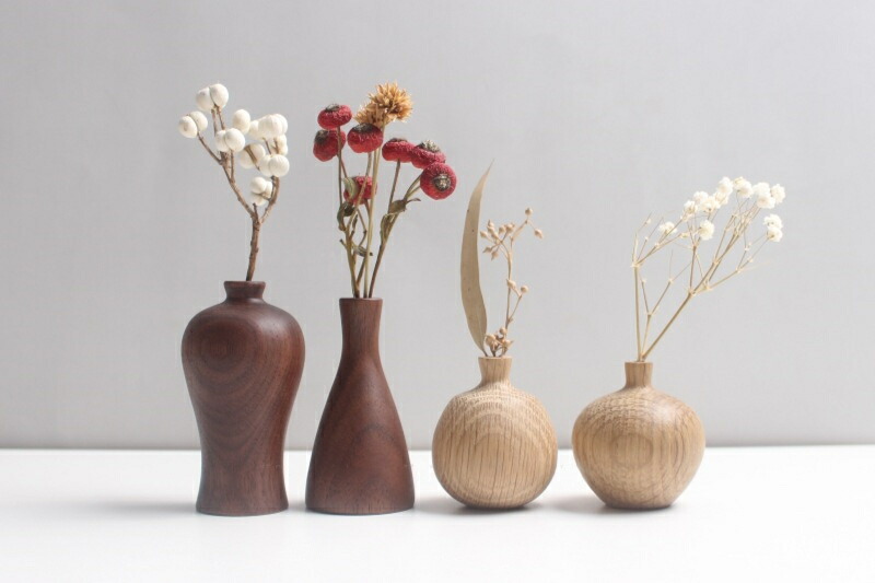 楽天市場】フラワーベース 木製 ドライフラワーベース ドライフラワー