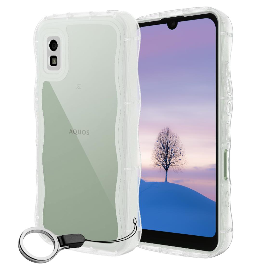 楽天市場】AQUOS wish wish2 ケース クリア ウェーブ SH-51C SHG06