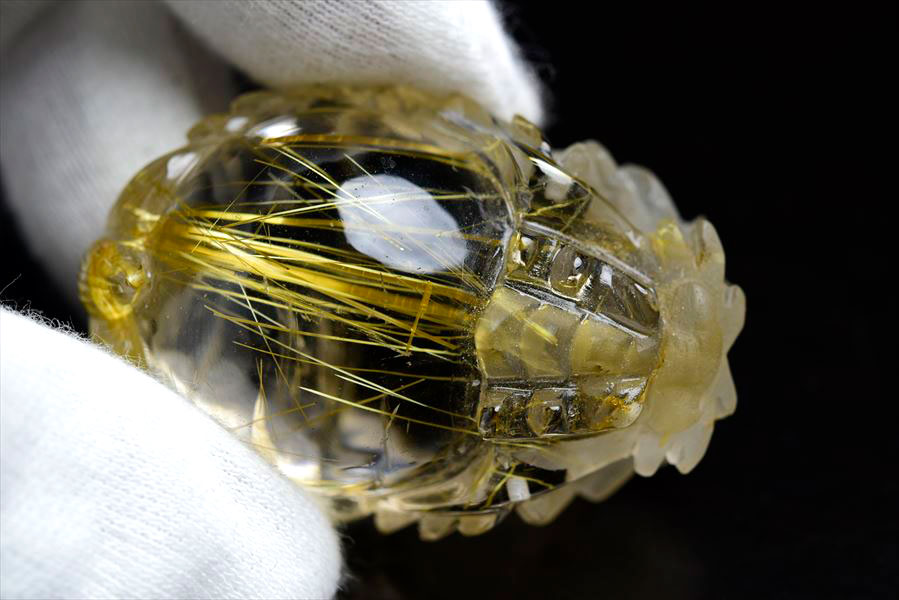 楽天市場】◇正財運◇ ゴールドルチル 龍亀 ロングイ彫刻 置物◇極上