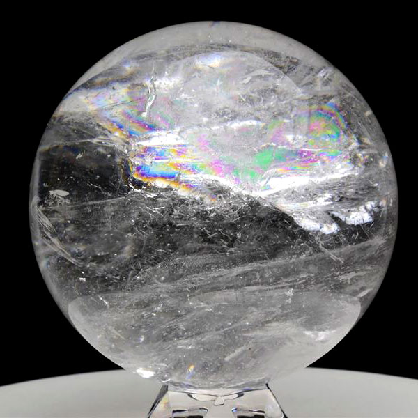楽天市場】水晶 スフィア 虹の通販