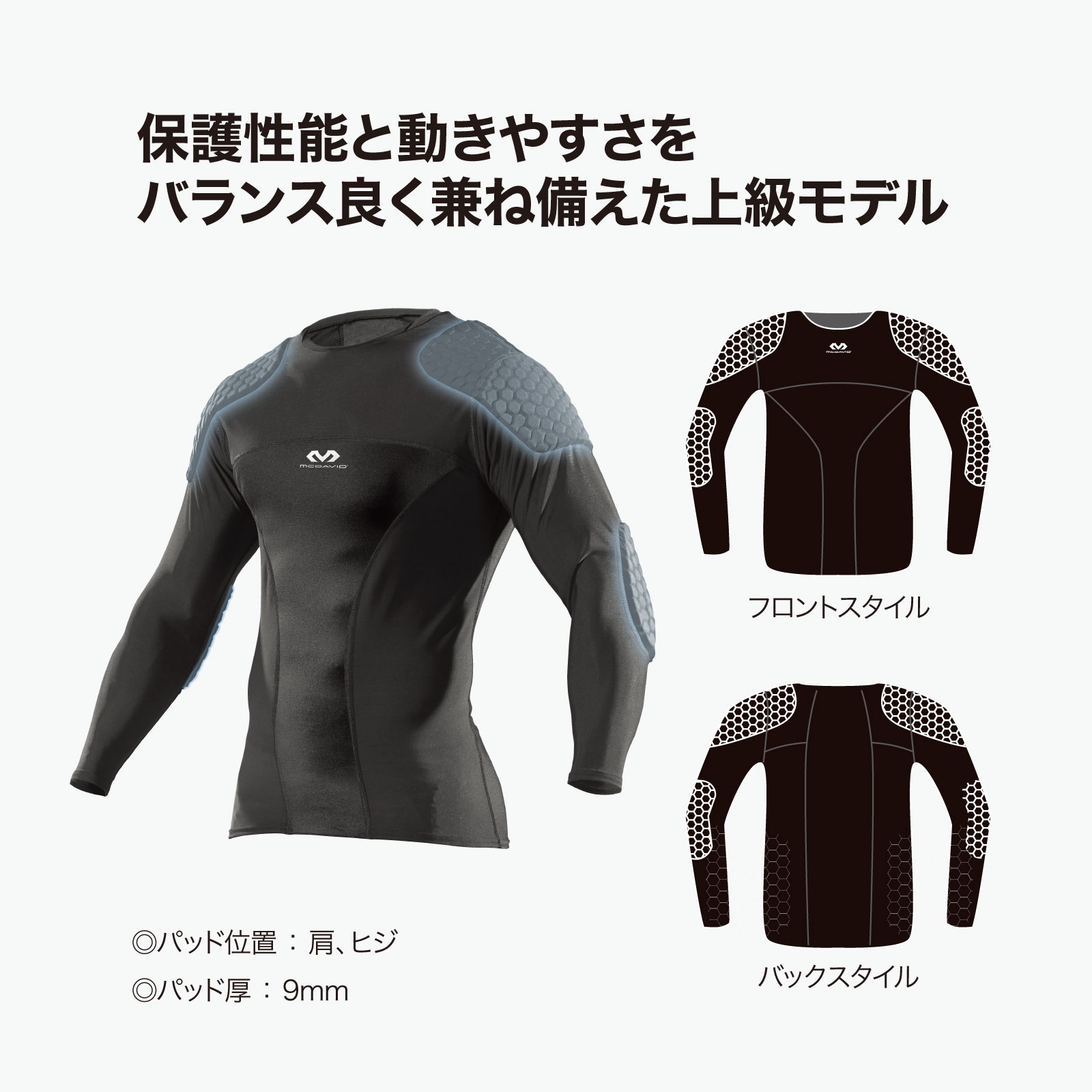 楽天市場】【公式】 McDavid ( マクダビッド ) | HEX GKシャツ ロング