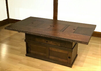 楽天市場】囲炉裏 日本製 幅150 ダイニングテーブル いろり 炉端