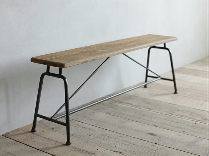 楽天市場】ベンチ 長椅子 木製ベンチ ダイニングベンチ カフェ 古材