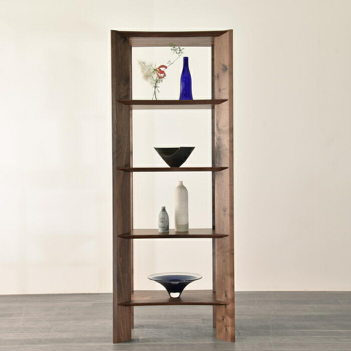 楽天市場】オープン シェルフ 書棚 収納棚 幅70cm 4段 多目的 天然木製