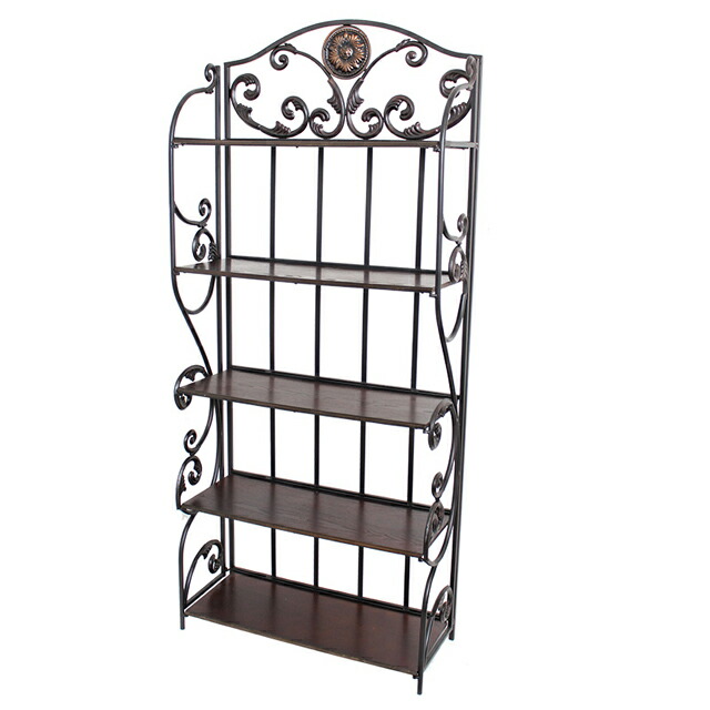 楽天市場】オープンシェルフ アイアン シェルフ アンティーク アイアン