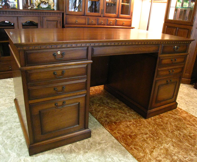 楽天市場】デスク 机 高級デスク 日本製 無垢 プレジデントデスク 社長