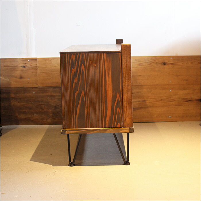 楽天市場】ケヤキ材 古民具 ローキャビネット 完成品 アンティーク