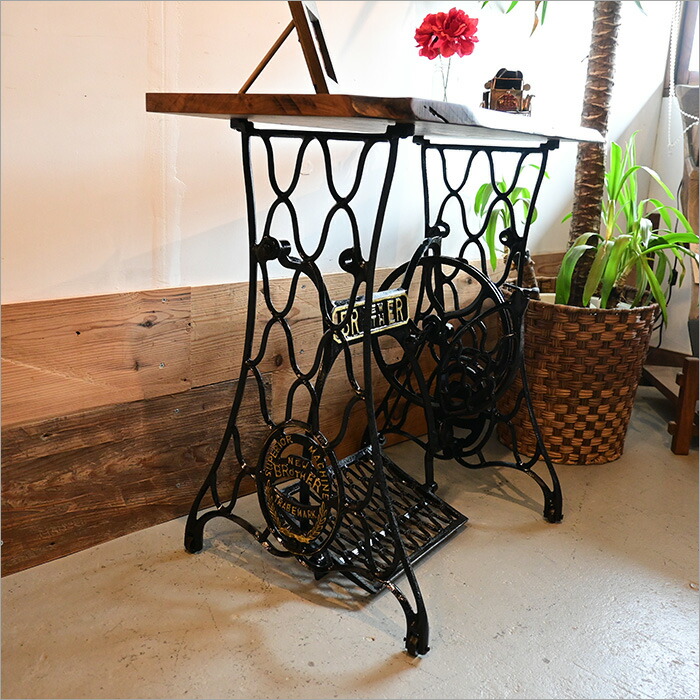 楽天市場】ブラザー社製 1点物 アンティーク ミシンテーブル ミシン台