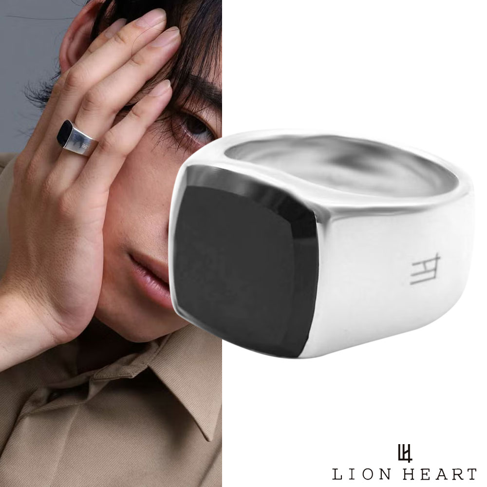 楽天市場】ライオンハート ピュア リング シルバー925 オニキス 13号