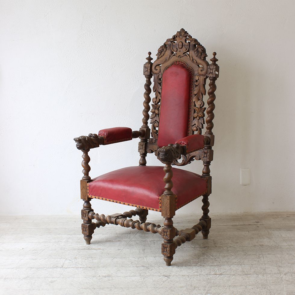 楽天市場】アンティーク 家具 本物 アームチェア アンティーク家具