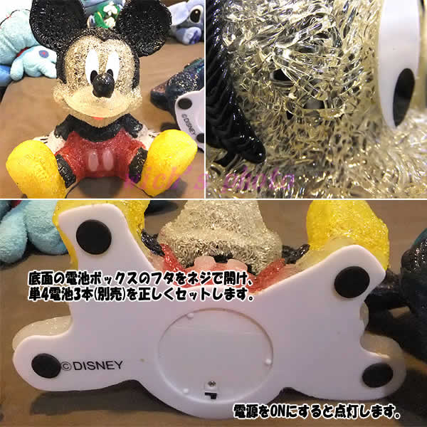 楽天市場】LEDテーブルアイスクリスタル【ミッキーマウス】(TBL-MIC