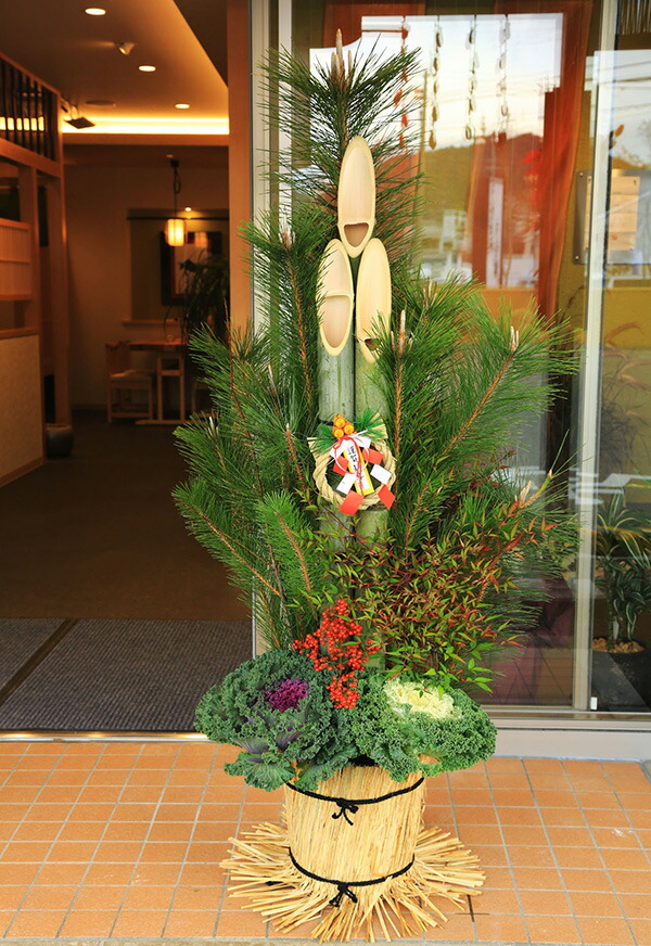 楽天市場】年内まだ間に合う 門松：天然素材 至高門松一対*(1.5m)12月