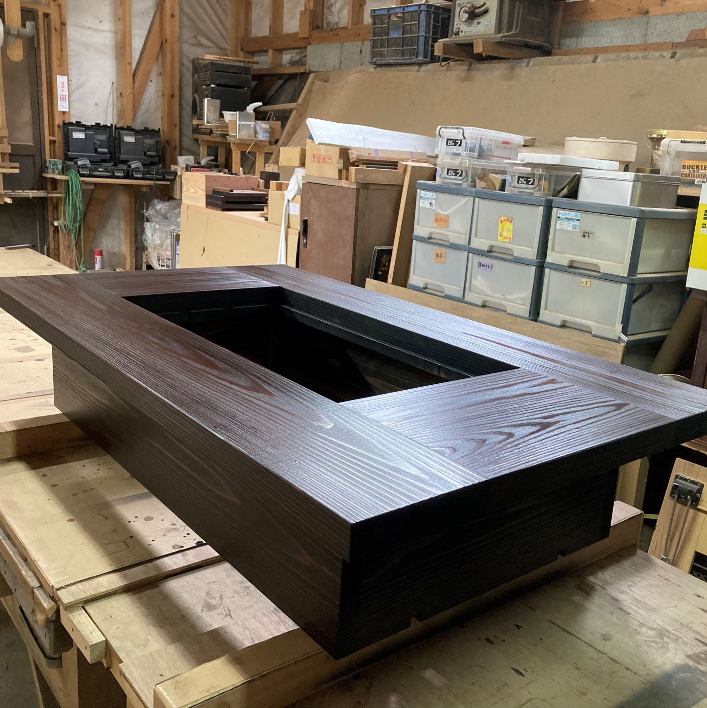 楽天市場】【期間中10％off 】【灰 五徳セット】大型囲炉裏テーブル座