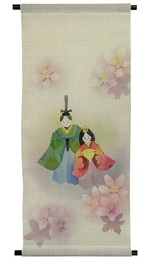 楽天市場】雛人形 ひな祭り /雛祭りタペストリー・華雛(受注製作） (雛