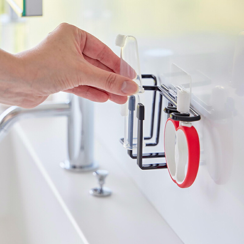 楽天市場】楽天SS開催中 山崎実業 フィルムフックベビー用歯磨きセット