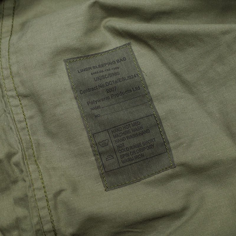 楽天市場】イギリス軍 スリーピングバッグライナー コットン オリーブ
