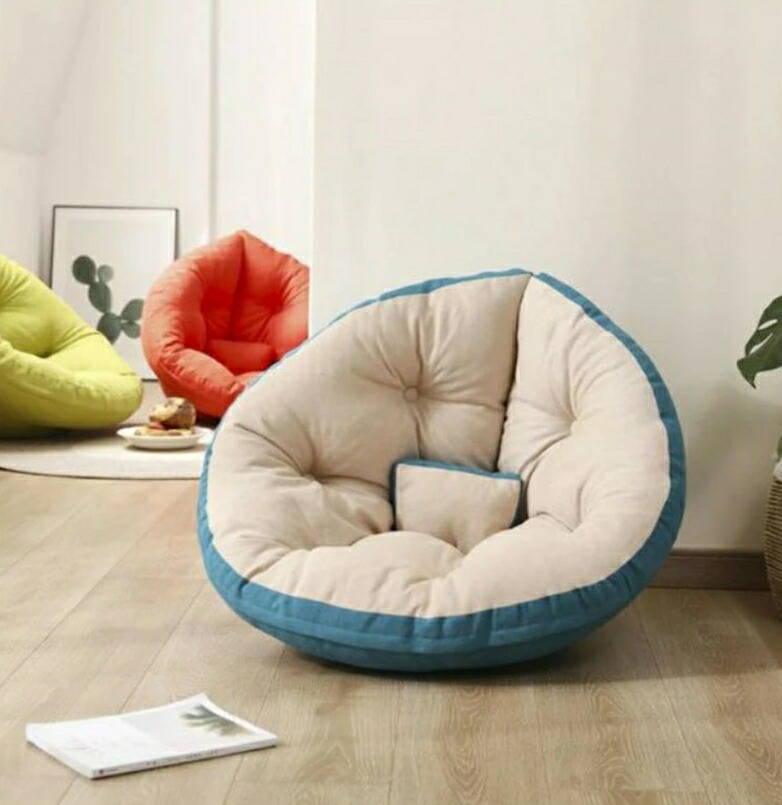 楽天市場】ダメになるフィットクッションソファ 3way しずく型 座椅子