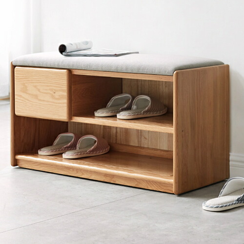 楽天市場】[先着20%クーポン3/4 20時] 【YESWOOD公式】玄関ベンチ 幅