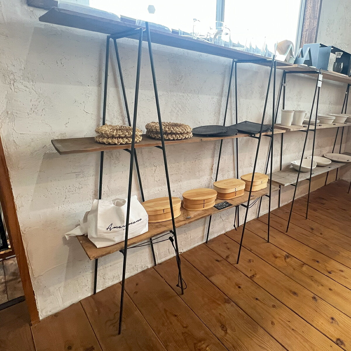 楽天市場】SIKAKU シカク HASHIGO RACK 3 古材3枚付き 収納ラック棚