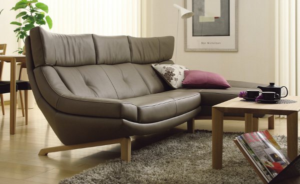 楽天市場】【割引クーポンあり】 カリモク 本革ソファー ZU46 2点