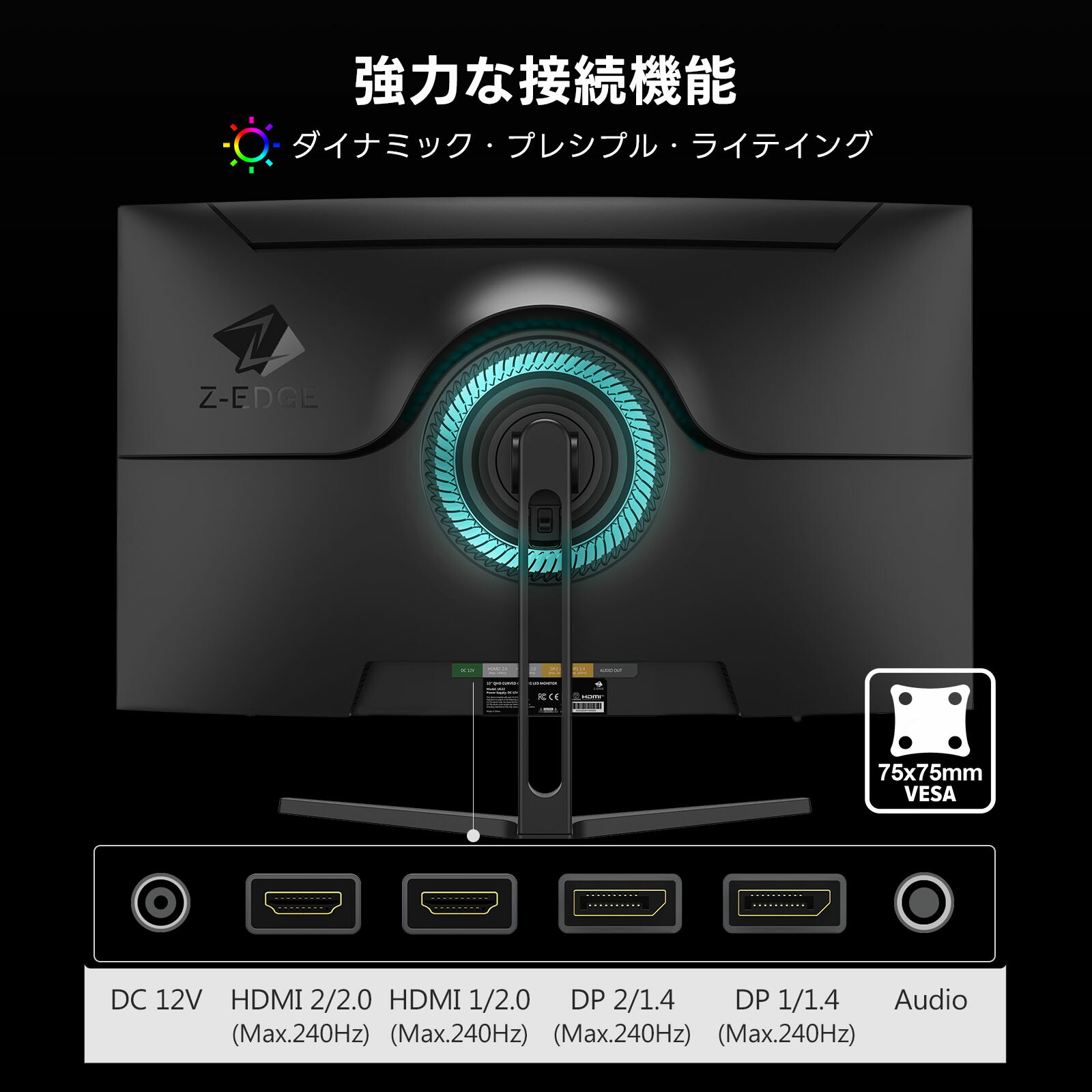 楽天市場】【レビューキャンペーン】Z-EDGE ゲーミングモニター 240Hz