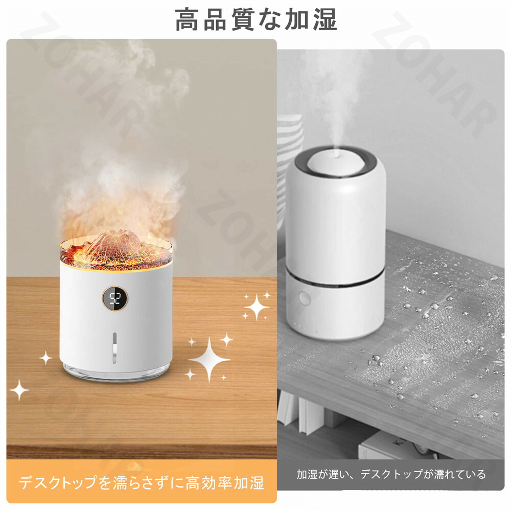 楽天市場】☆1年間保証☆加湿器 卓上 静か スチーム式 大容量 8L 超