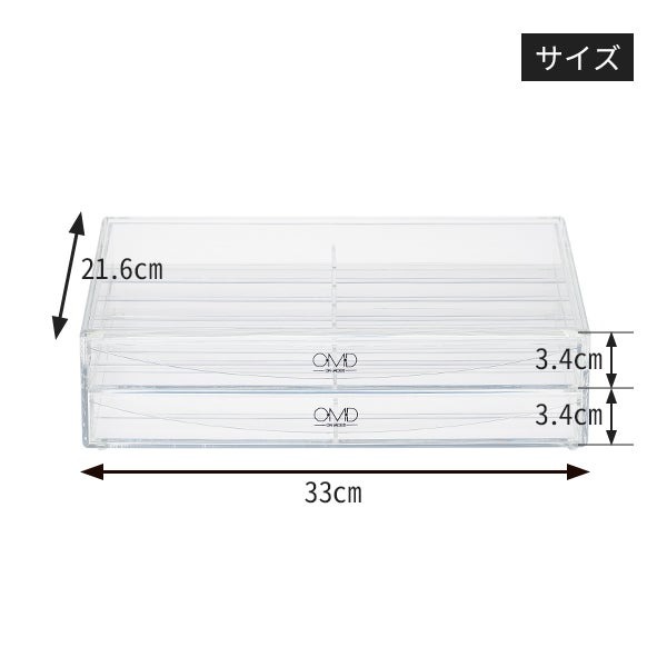 楽天市場】ジェルネイル 収納 アクリルケース ボックス OMD 120個 収納