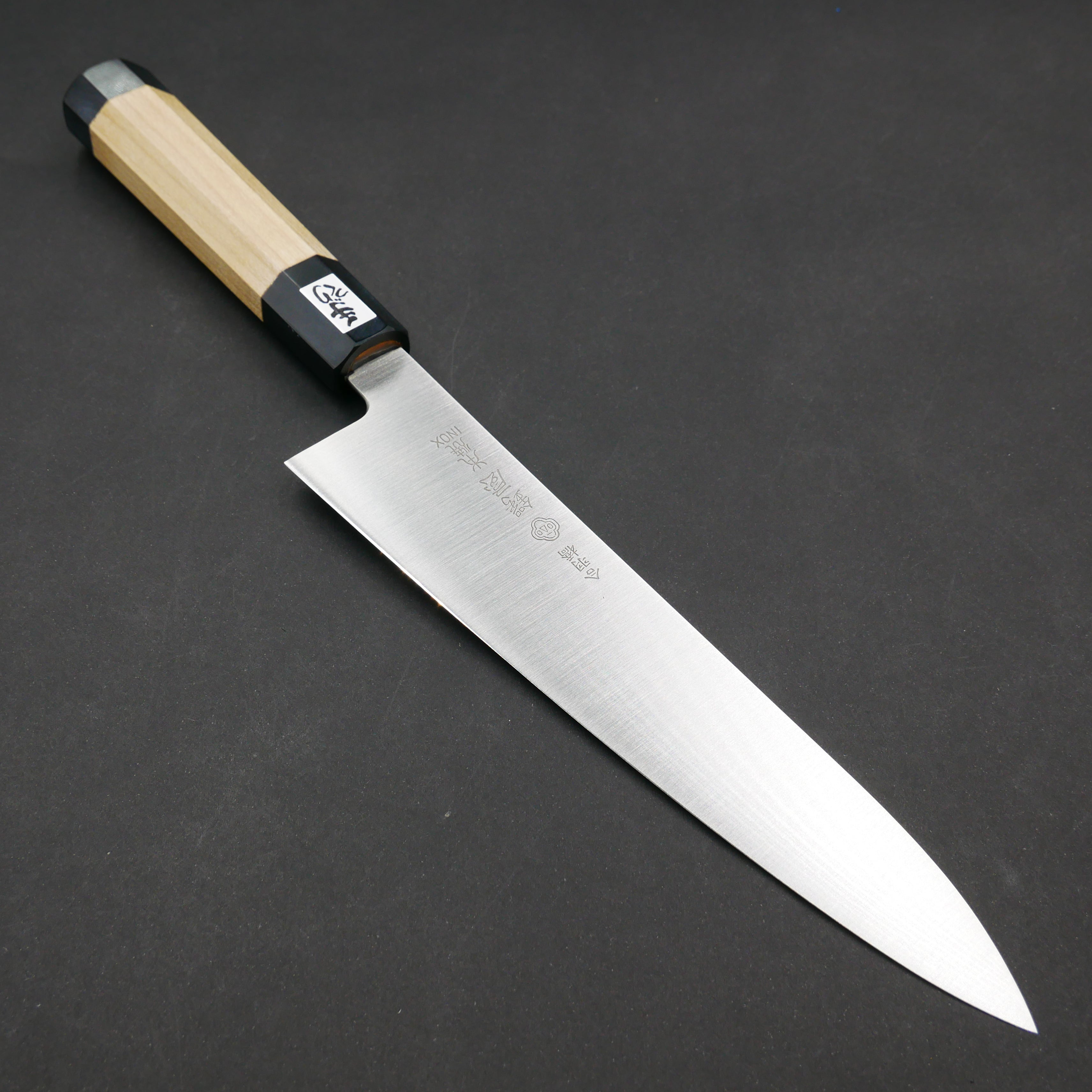 合羽橋 鍔屋 INOX本焼 ガラスキ 全長305mm 本焼 INOX ガラスキ – つば