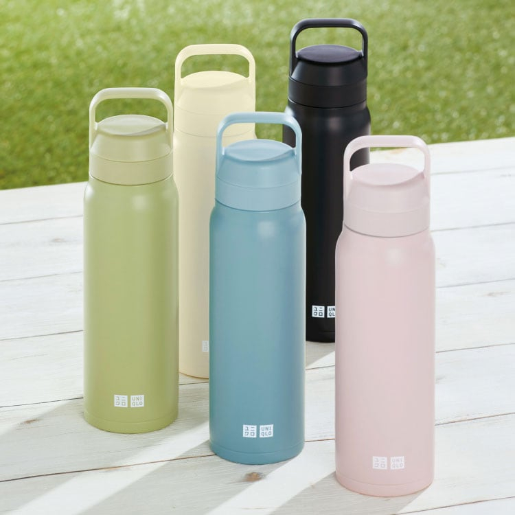 ユニクロ、感謝祭ノベルティは「炭酸対応ステンレスボトル」。約450mL