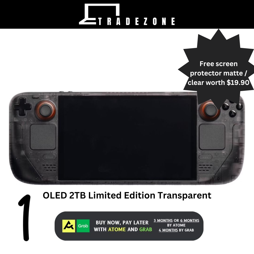 Steam Deck OLED / Limited Edition Transparent / LCD 512GB/1TB/2TB
