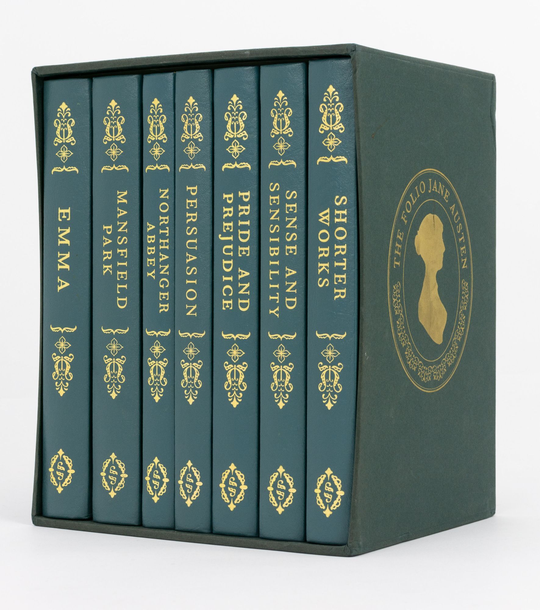 The 'Folio Jane Austen' boxed set of her works Emma; Mansfield